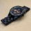 Ebony wood
IP black stainless steel
Rose gold HMS hands, Orange small hands
Blue dial